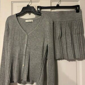 Commense Sweater and mini skirt set